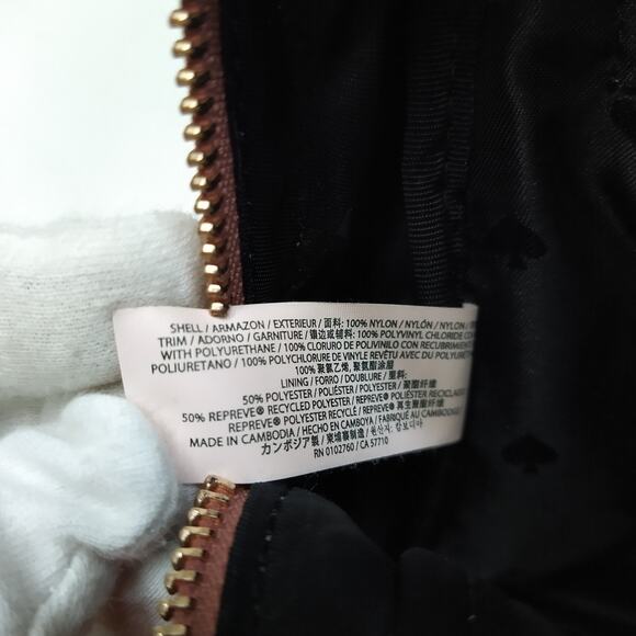 Kate Spade New York Brown Nylon Zipper Closure Top Handle Backpack main image 15